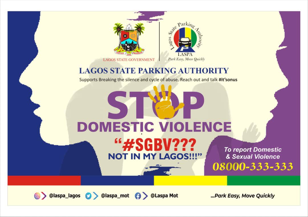 Lagosdsva's tweet photo. SGBV ??? NOT IN OUR LAGOS 🙅‍♀️🙅🏽🙅🏿‍♂️

@LASPA_MOT supports Breaking the Silence and the Cycle of Abuse.

If you or someone you know is experiencing Domestic or Sexual Violence, Call our Toll Free Line to make a Report 📲 08000 333 333 

#LagosDSVA #SGBVNotInMyLagos #DSVAMonth #AGreaterLagosRising #laspalagas #LASG #laspa