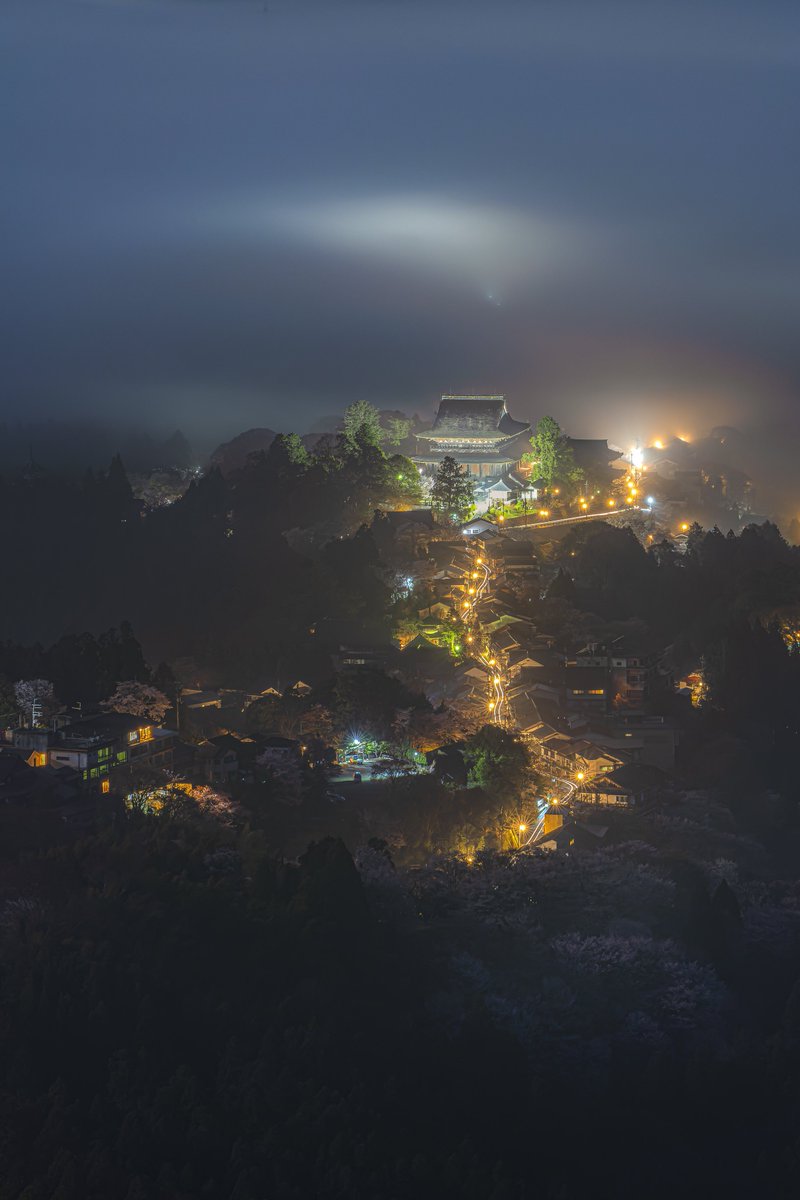 bee_tk_'s tweet image. 奈良で出逢った幻想的すぎるお寺。