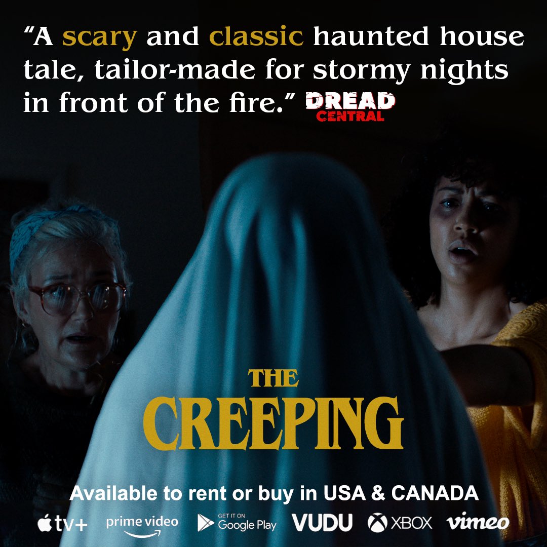 TheCreepingFilm's tweet photo. If you’re in USA or Canada you can rent or buy THE CREEPING, which @DreadCentral described as “a scary and classic haunted house tale.”
Available now from @darkskyfilms.
https://t.co/v3A1OsKjye
https://t.co/29MmWZlmQj
#TheCreeping #TheCreepingFilm #DarkSkyFilms https://t.co/uB7FBGudF3