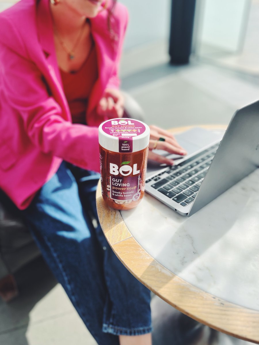 BOLfoods's tweet photo. Meet Our NEW Smoky Tomato & White Bean Power Soup. Pure microbiome magic with some seriously special taste: 21 grams of fibre, 18 grams of protein, and 2 of your 5-a-day.
Launching exclusively with @Sainsburys.
#BOLFoods #BringOnLife #PowerSoup #BCorp #Guthealth #Gutloving https://t.co/xuzSAOMf0I