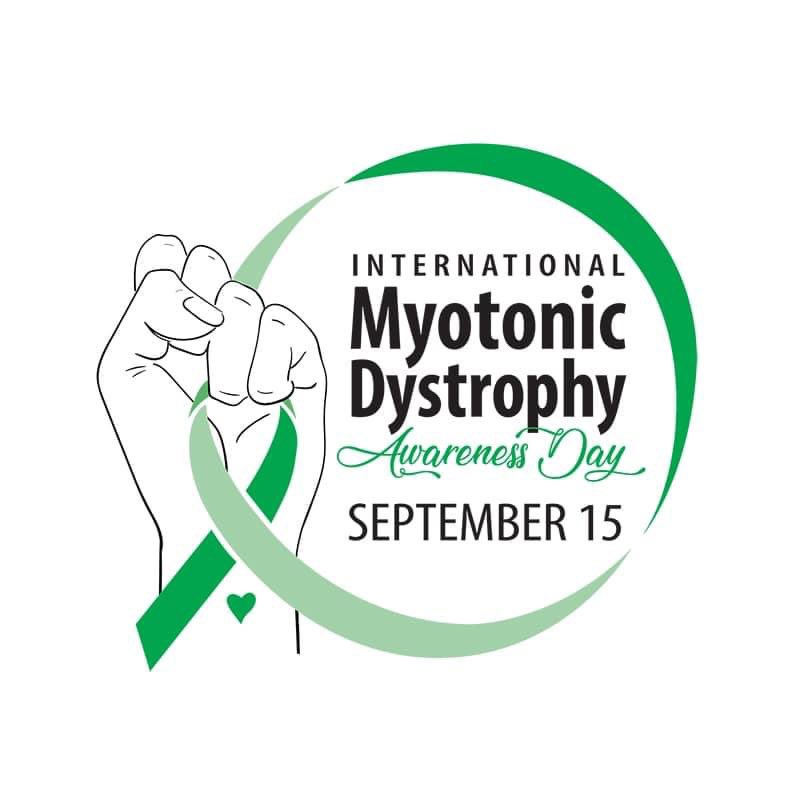 Today is International Myotonic Dystrophy Awareness day. We are lighting up green - Buildings, Bridges and Monuments - all over the globe, working together to make a difference for Myotonic Dystrophy on the September 15th! @CureDMCharity #CharityTrustee #MyotonicDystrophy