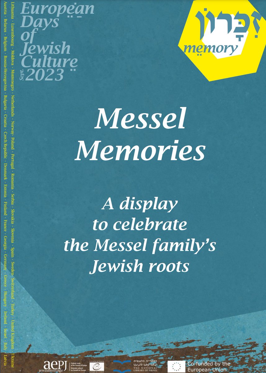 Nymans is one of the National Trust properties taking part in the European Days of Jewish Culture festival, this year focusing on the theme of Memory. The display 'Messel Memories' is on show at Nymans until end September - another good reason to drop in for a visit. #EDJC2023