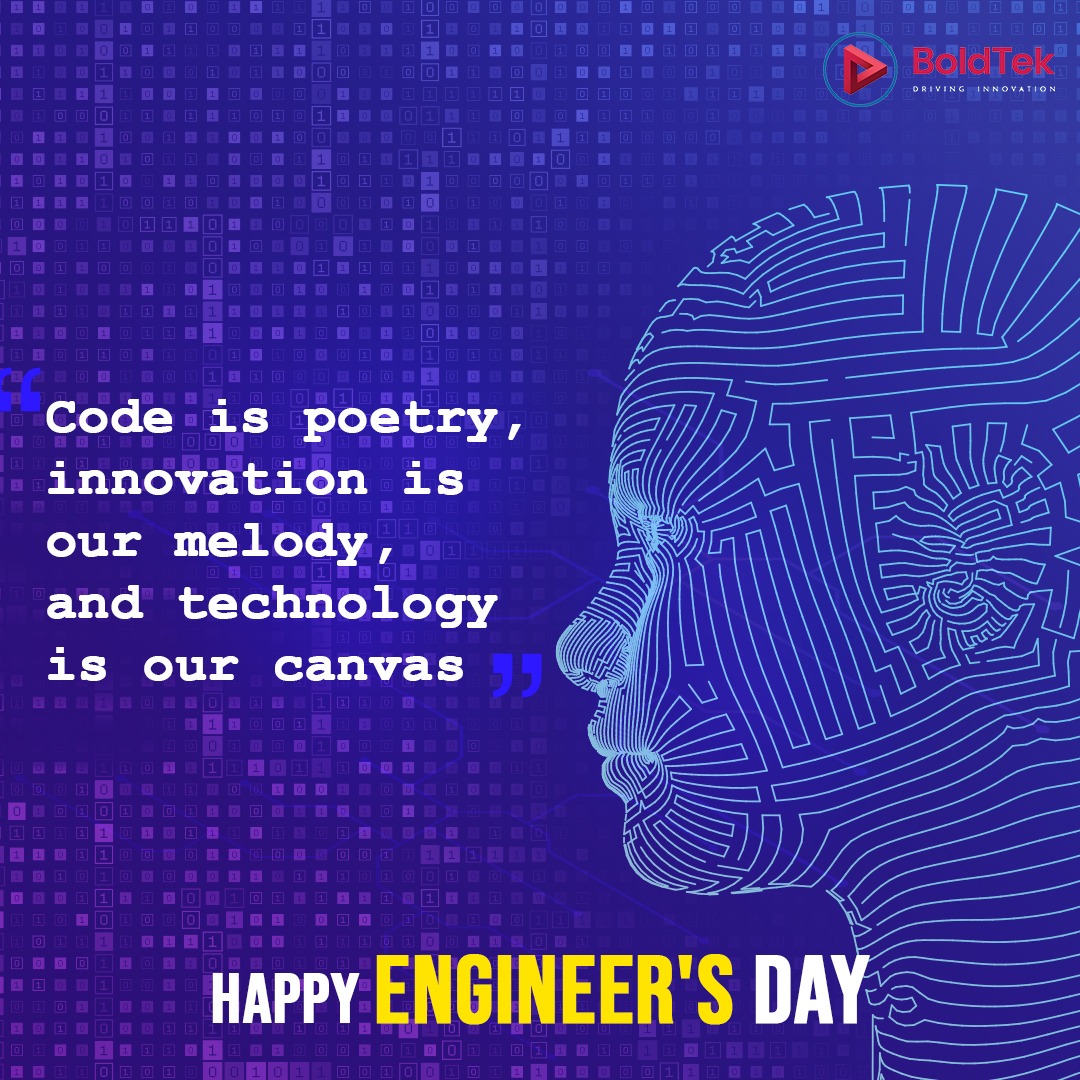 boldtekglobal's tweet photo. 💡 On this Engineers' Day, let's continue to write the future of the digital world with creativity, precision, and endless possibilities 📷
.
.
#EngineersDay #technology #engineeringlife  #boldtek https://t.co/24NCM0vZUN