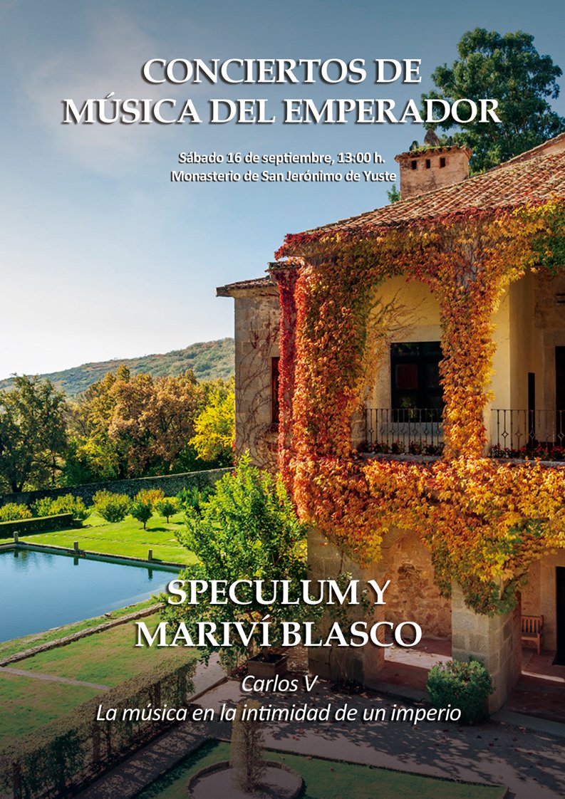 Te invitamos mañana a sumergirte en un viaje sonoro 🎵🎶 a través de la música de la época del emperador Carlos V 👑 de la mano de Speculum y <a href="/mariviblasco/">Marivi Blasco</a> con un programa ofrece una variedad de estilos y géneros que capturan la riqueza y diversidad musical de aquel tiempo 💪