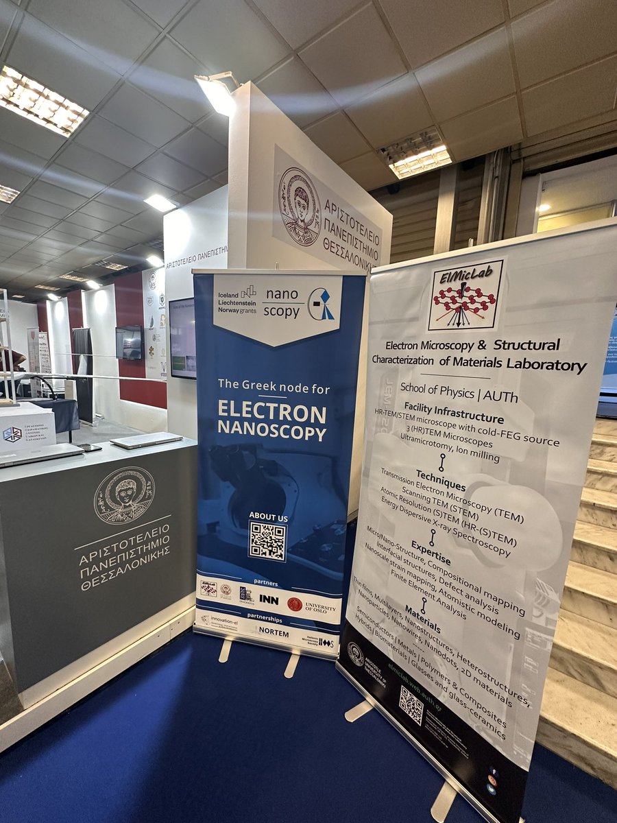 Ilias Oikonomou (@ioikonomou) on Twitter photo Thessaloniki International Fair <a href="/TIFHelexpo/">ΔΕΘ - HELEXPO AE</a> is maybe the biggest and most important event in my hometown. I am very seeing <a href="/NanoscopyGR/">Nanoscopy GR</a> Nanoscopy network having its own stand in academia/research pavilion! <a href="/elmiclab/">ElMicLab A.U.Th</a> #STEM #electron_microscopy 🔬 Thessaloniki International Fair <a href="/TIFHelexpo/">ΔΕΘ - HELEXPO AE</a> is maybe the biggest and most important event in my hometown. I am very seeing <a href="/NanoscopyGR/">Nanoscopy GR</a> Nanoscopy network having its own stand in academia/research pavilion! <a href="/elmiclab/">ElMicLab A.U.Th</a> #STEM #electron_microscopy 🔬