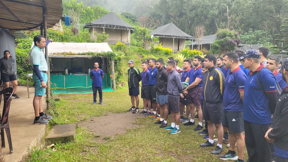 IN_NDSchool's tweet photo. The Adventure Camp demonstrated and further enhanced camaraderie and esprit-de-corps. Trainees learnt the art of #GroupDynamics and #BehavioralResponse during these exercises with impetus towards #Leadership. #StrongTogether https://t.co/At9OtmHB0t