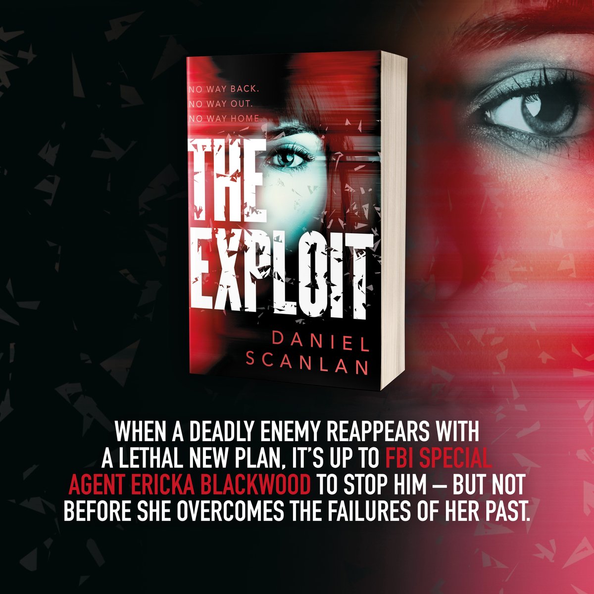 AriesFiction's tweet photo. #TheExploit by @DanielMScanlan is out in eBook this week! 

FBI Special Agent Ericka Blackwood comes back from the brink as she takes on cybercriminal Dantalion… 💻 

https://t.co/rXbgNqP2qm https://t.co/QXN4MZVTAG