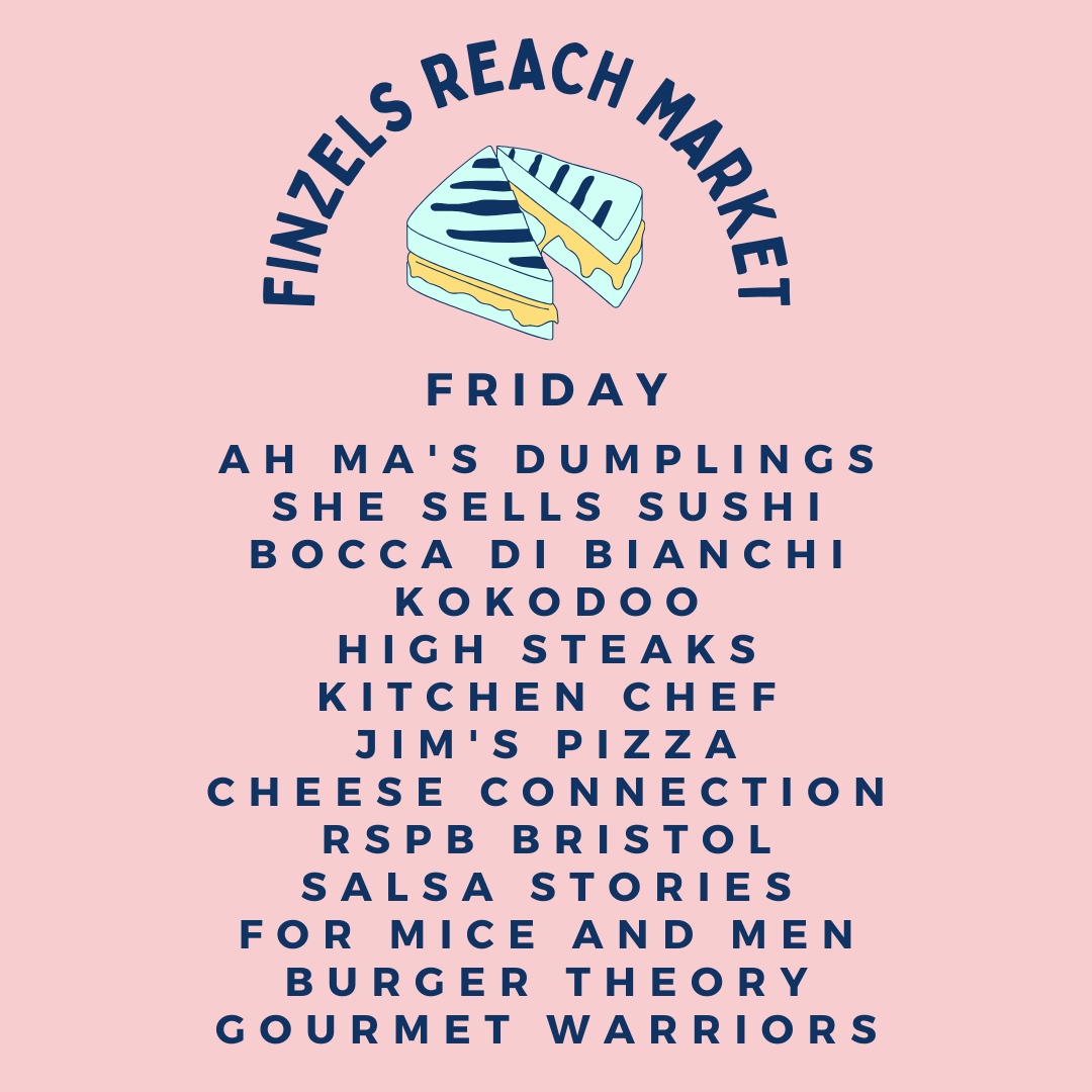 FinzelsReachMkt's tweet photo. It's Friday which means one thing....Market Day!

Leave the leftovers at home, move away from the meal deal and come and fill up on the best street food in Bristol! 

See you at 11am.

#Streetfoodbristol #Bristolmarket #Localproduce #Bristollife #Bristolevent https://t.co/nFTQ2KjIxB