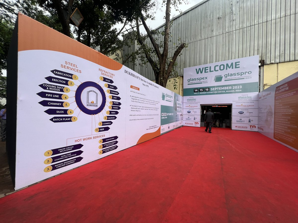 Subhanmaurya's tweet photo. Glasspex India 2023 https://t.co/Iogs1YmIPM