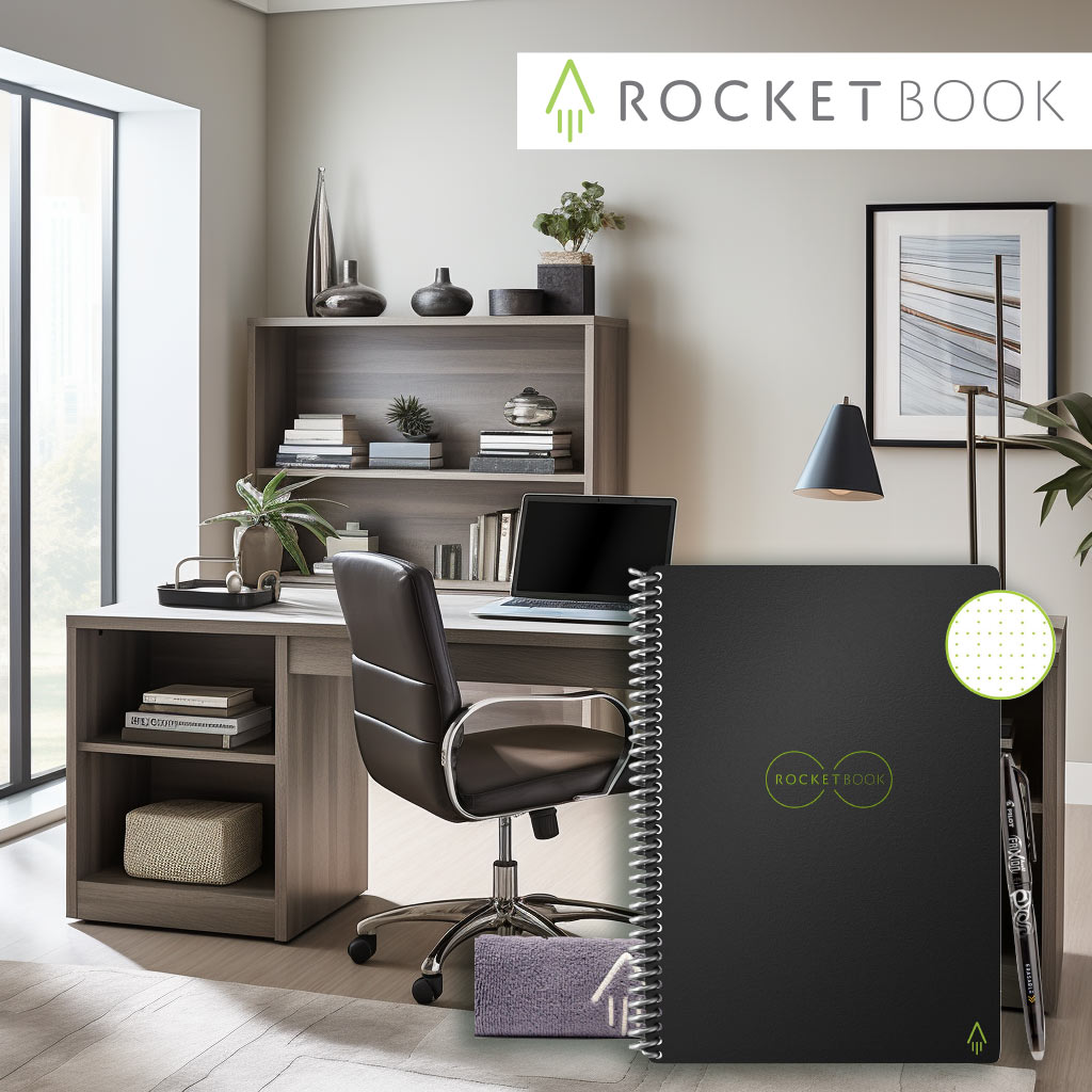 mbfonline's tweet photo. Simplify your life with the BIC Rocketbook. No more clutter, just organised digital notes. Modernise your daily work habits #mbfonline https://t.co/Kuffzi8i0n
