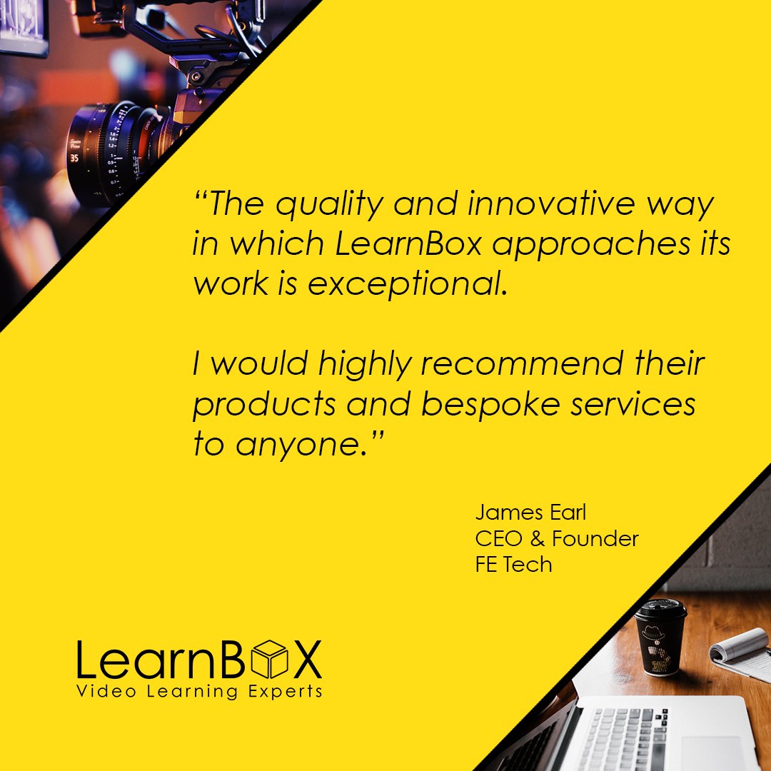 Friday Feels 🥰

Feeling the love this Friday thanks to James Earl <a href="/FETech_/">FE Tech</a> 

Thank you for your kind words. ❤️

Happy Friday! 😀

Want to see what all the fuss is about? 

Get in touch at info@wearelearnbox.com

 #FridayFeels #FeelingTheLove #HappyFriday