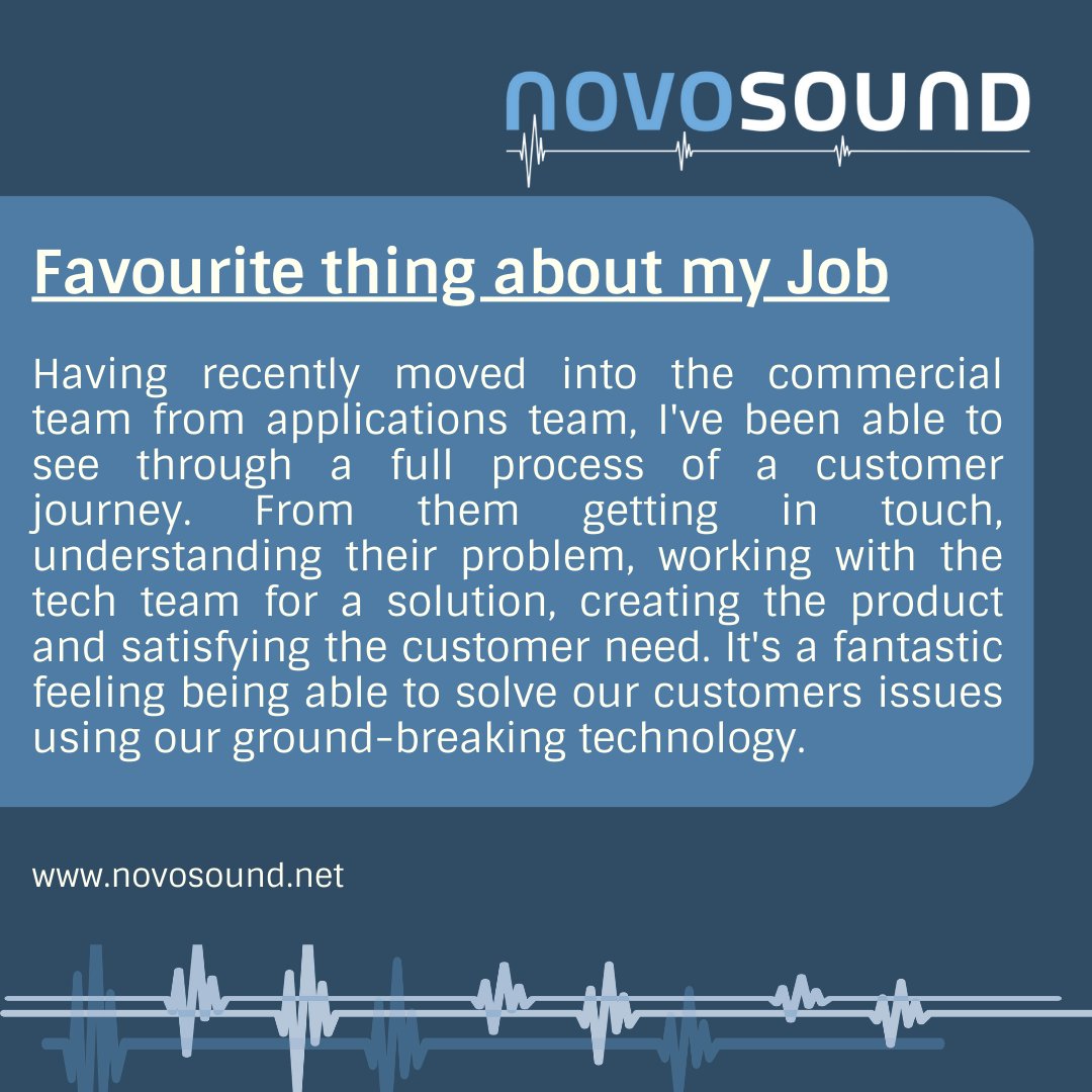 novosounduk's tweet photo. This is the first in a series of posts for you to get to know our fantastic team here at novosound!
First up is Nathan, our resident problem solver!
If you have a question for our team, get in touch.
#meettheteam #novosound #askus #nicetomeetyou https://t.co/MXHP1wzyog