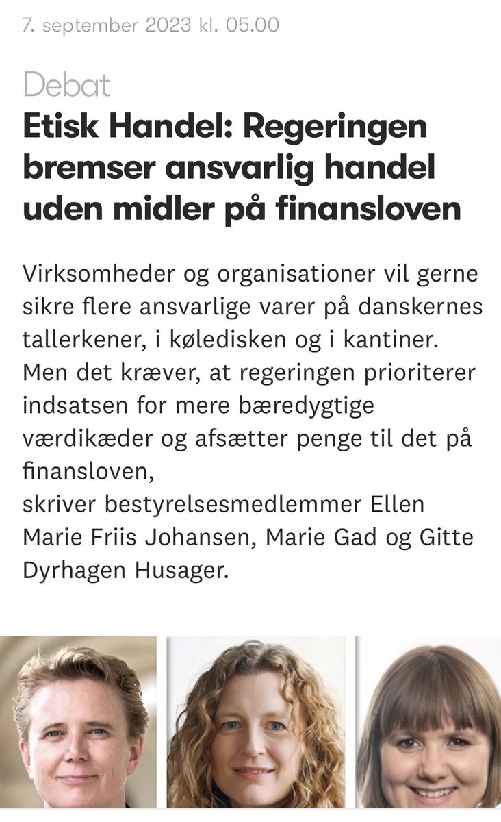 Vigtig analyse fra <a href="/concitoinfo/">CONCITO</a> om hvordan ny EU lovgivning får negative konsekvenser for klima, miljø og jobs i det globale syd. Etisk Handel Danmark og Videncenter for bæredygtige værdikæder er klar på opgaven sammen m <a href="/DanishMFA/">Denmark MFA 🇩🇰</a> CONCITO og andre gode kræfter #dkpol