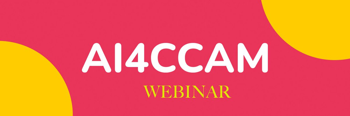 #CCAM. Today is the day! 😎

16.30-17.30 (CEST), join <a href="/ai4ccam/">ai4ccam</a>  for a new webinar on "Detection of the Unknown Unknowns or how to make your Perception Safe".

Find out more and participate! 
👉tinyurl.com/3uarnnu2