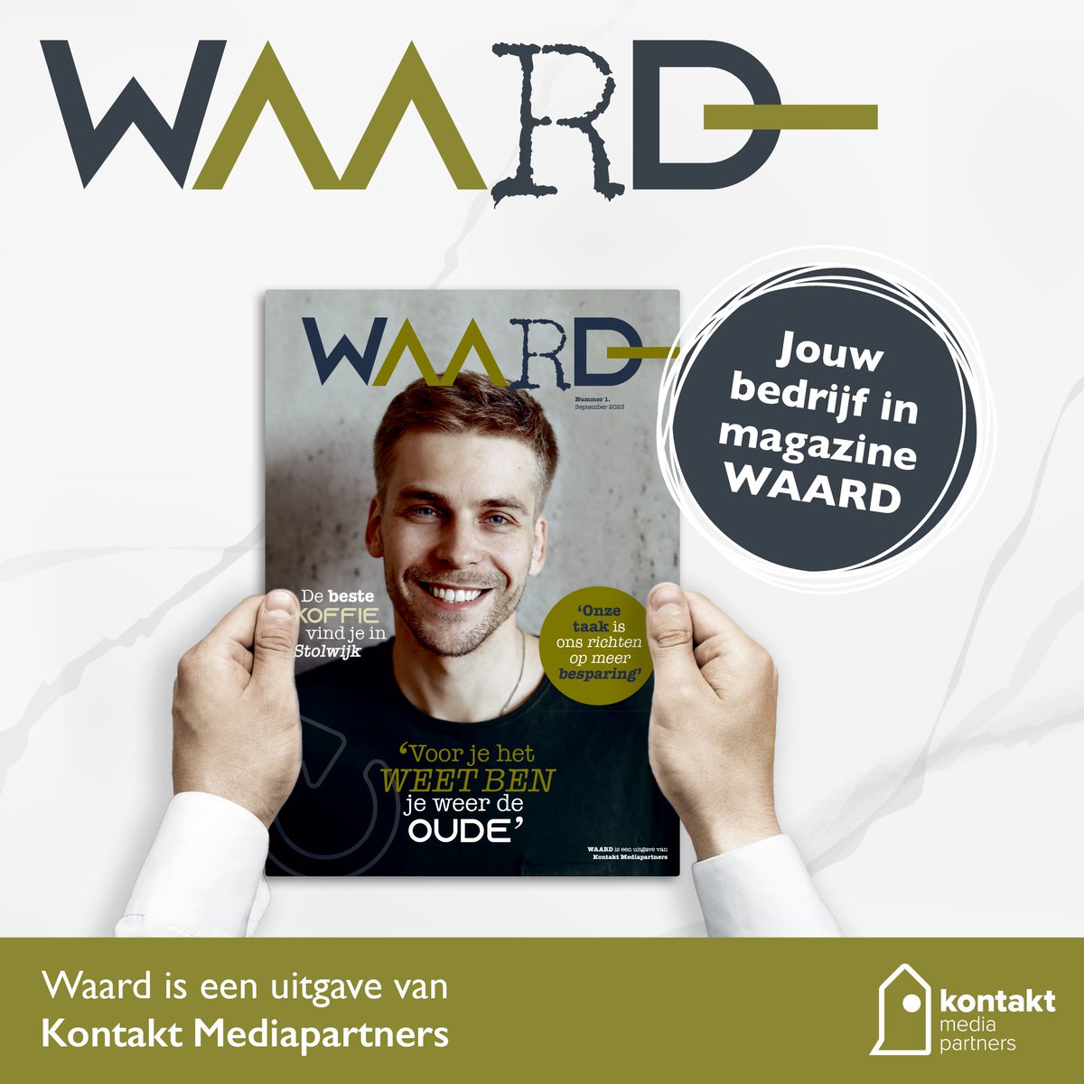 Het lezen waard! In november wordt de eerste editie van WAARD uitgebracht. Dit magazine staat straks vol met bijzondere verhalen, culinaire hotspots en meer uit de Krimpenerwaard. Jij kan met je bedrijf in dit magazine staan! Neem contact op met Johnny Schouten, 06 850 933 019.