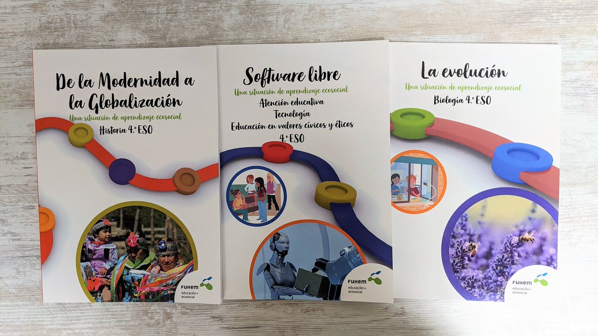 FUHEM's tweet photo. 🌎¿Aprender Historia desde perspectiva competencial?

🐝¿Investigar la evolución de las especies a través de Lamarck y Margulis y de las abejas?

🗽¿Hablar de libertad, democracia y consumismo con el software libre en #4ESO?

💥Situaciones de aprendizaje

https://t.co/NVq9RReO1A https://t.co/gYKkTYySLf