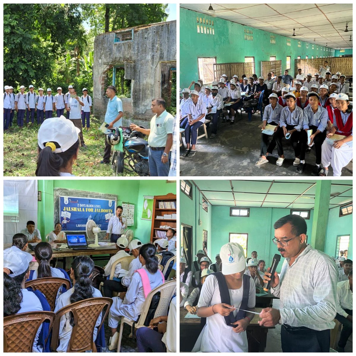 LakhimpurDist's tweet photo. 15 #Jalshalas for #Jaldoots under @JJM_Assam  were conducted under the supervision of Shri Arjit Mahajan, IAS, Assistant Commissioner, Lakhimpur from 6th September to 13th September 2023 throughout the district of Lakhimpur. 
@CMOfficeAssam    @jayanta_malla   @ias_arjit 
1/2 https://t.co/LxRVsiUcb2