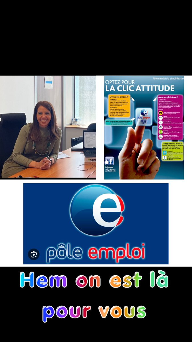 ✅Notre rôle ? D'une part, indemniser les demandeurs et les accompagner vers le retour à l'emploi 
Et au Pôle emploi de Hem on continue 💻 « Permanence Virtuelle » activée 
🎉30 demandeurs d’emploi ce jour ont été mises en relations sur des offres et des services adaptés