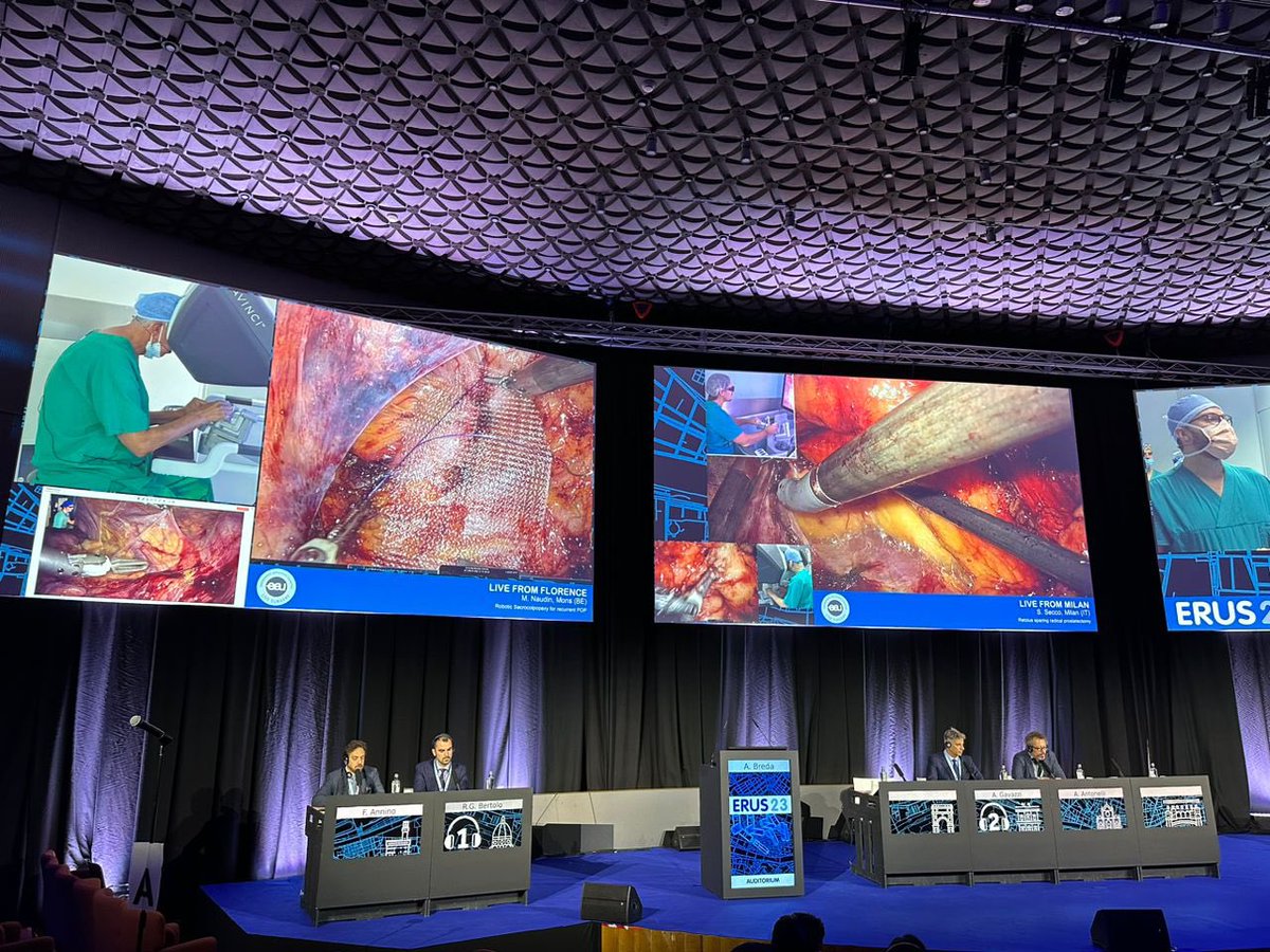 ๐๐๐๐๐๐ง๐๐ค ๐ฝ๐๐ง๐ฉ๐ค๐ก๐ค MD PhD (@ricbertolo) on Twitter photo A pleasure to moderate #ERUS23 live surgery session with <a href="/FilippoAnnino/">Filippo Annino</a>!
Great surgeries by Dr. <a href="/Naudin02843572/">Naudin</a> ๐ซ๐ท and <a href="/Ruben_De_Groote/">Ruben De Groote</a> ๐ง๐ช, performing <a href="/IntuitiveSurg/">Intuitive</a> DaVinci sacrocolpopexy and <a href="/Medtronic/">Medtronic</a> HugoRAS pyeloplasty ๐๐ผ A pleasure to moderate #ERUS23 live surgery session with <a href="/FilippoAnnino/">Filippo Annino</a>!
Great surgeries by Dr. <a href="/Naudin02843572/">Naudin</a> ๐ซ๐ท and <a href="/Ruben_De_Groote/">Ruben De Groote</a> ๐ง๐ช, performing <a href="/IntuitiveSurg/">Intuitive</a> DaVinci sacrocolpopexy and <a href="/Medtronic/">Medtronic</a> HugoRAS pyeloplasty ๐๐ผ