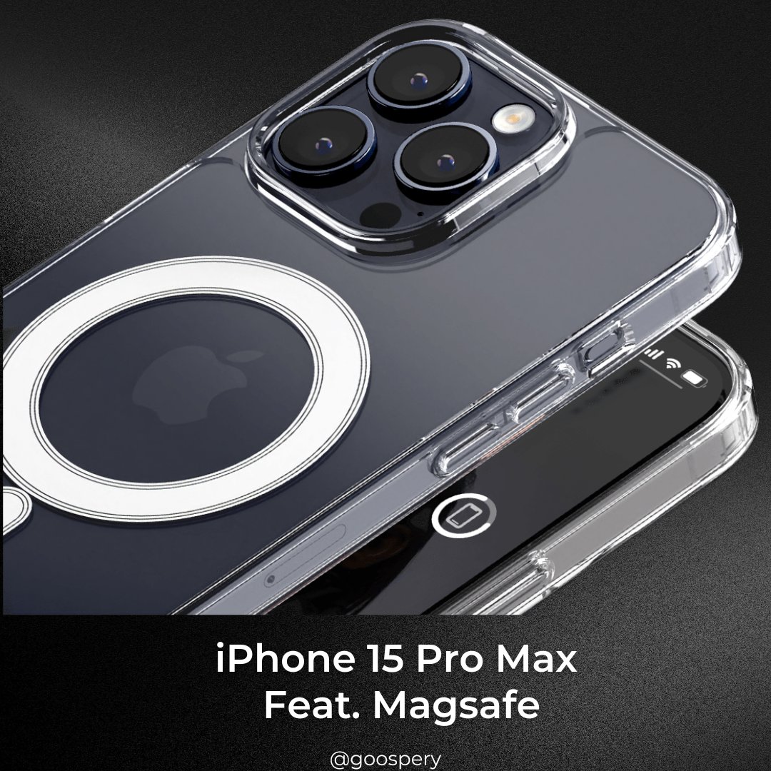 Goospery_US's tweet photo. iPhone 15 Pro Max - Magsafe Accessories Compatible 

https://t.co/YNcaGntnr7 

#iPhone15 #appleiphone15 #iphone15series2023 #iphone15series #iphone15promaxcase #iphone15promax #clearcasemagsafe #magsafecase https://t.co/Nkf7VwOvdP