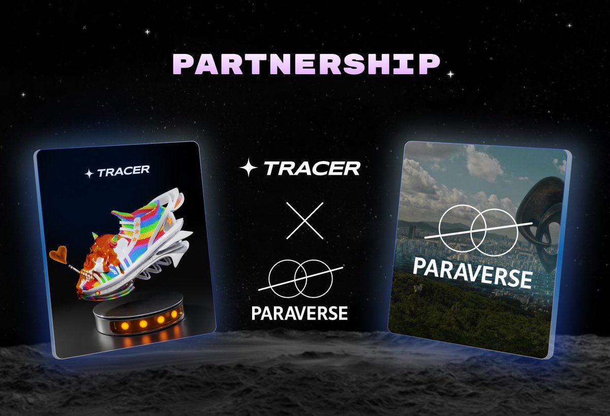 Official_Tracer's tweet photo. We are pleased to announce that it partnering with @paraverse_world 🔥

Next week, in celebration of the partnership, @paraverse_world X @Official_Tracer AR event will be held, so please join us. 😊

Stay tuned for close collaboration between TRACER and Paraverse! 🚀

👇🧵 https://t.co/JapxPHkmWJ