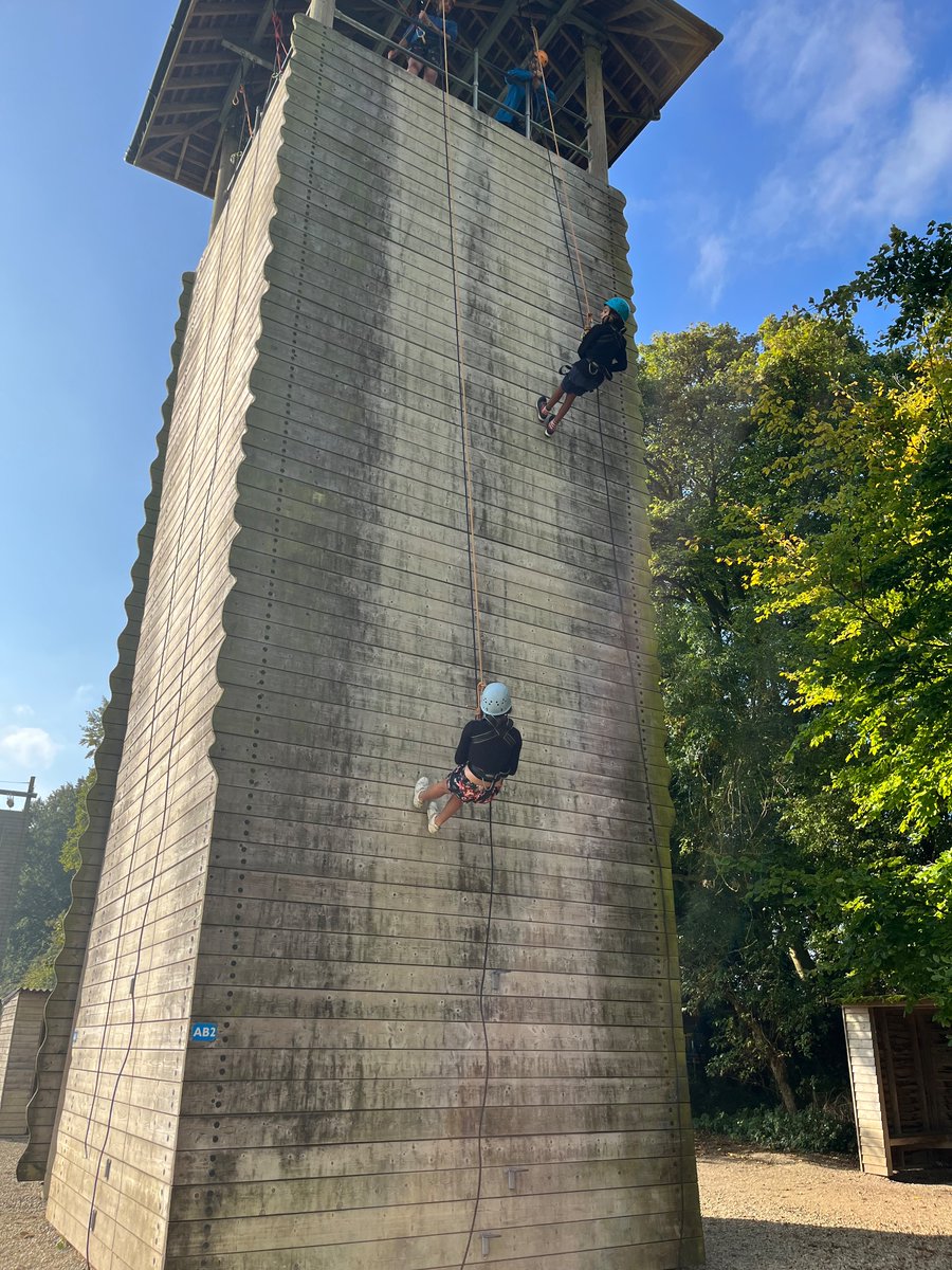 Last morning! Abseiling