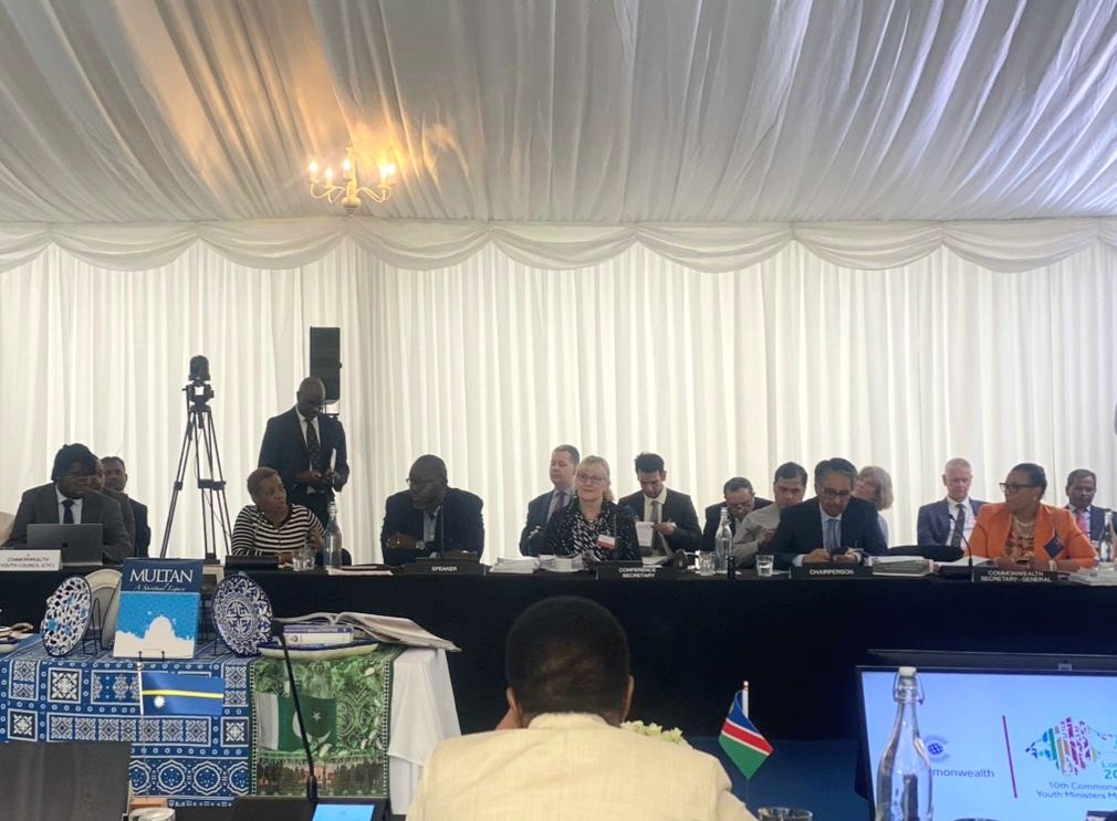 We are honored to participate in the 10th Commonwealth Youth Ministers Meeting taking place in London. Our Director, Ms. @maprude, presented @_AfricanUnion's priorities on youth and encouraged member states to ensure accelerated country-level implementation of key initiatives.