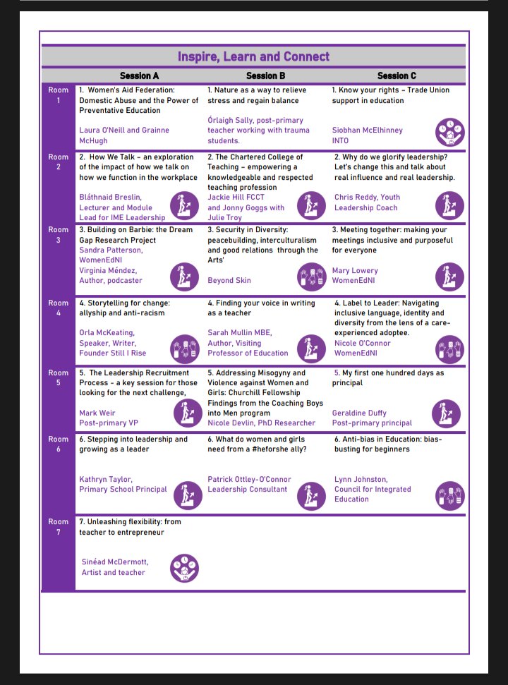 Our <a href="/WomenEdNI/">WomenEd NI</a> Unconference Programme for Saturday 23 September in <a href="/UlsterUni/">Ulster University</a> <a href="/WomenEd/">WomenEd 10%Braver #DisruptiveWomen</a> <a href="/AM52429087/">BOKEP cvegegege</a> <a href="/AKinsleySmith1/">Amanda Kinsley-SmithMCCT</a> @nicolemdevlin <a href="/NicholaLynagh/">Nichola Lynagh</a> <a href="/janetgoodall/">Janet Goodall</a> <a href="/BrigidShine/">Brigid Shine</a> <a href="/deb_outhwaite/">Dr Deb Outhwaite</a> <a href="/EducateAdvise/">Association of Education Advisers</a> <a href="/Education_NI/">Education NI</a> <a href="/CSSC_NI/">Controlled Schools' Support Council (CSSC)</a> <a href="/InfoCcms/">CCMS Info</a> <a href="/ComhairlenaGS/">Comhairle na Gaelscolaíochta</a> <a href="/em_maholmes_ed/">Emma Holmes</a> <a href="/bmckenna58/">Brendan McKenna</a>