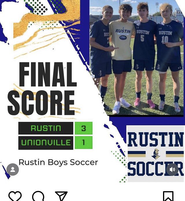 Rustin Boys Soccer tweet media