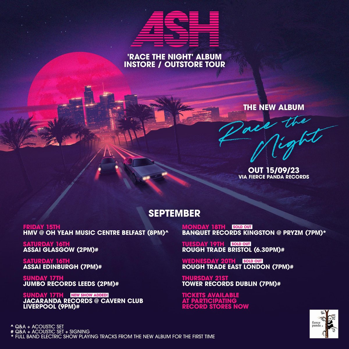 _FiercePanda's tweet photo. ⚡️ @ashofficial 'Race The Night' is Out Now! Buy &amp; Listen Here: https://t.co/M2jzCOfhi8

The band kick off a series of release week instore/outstore shows tonight @OhYeahCentre Belfast! 

Tickets &amp; Info: https://t.co/M2jzCOfhi8 https://t.co/UxhC3U9Roc