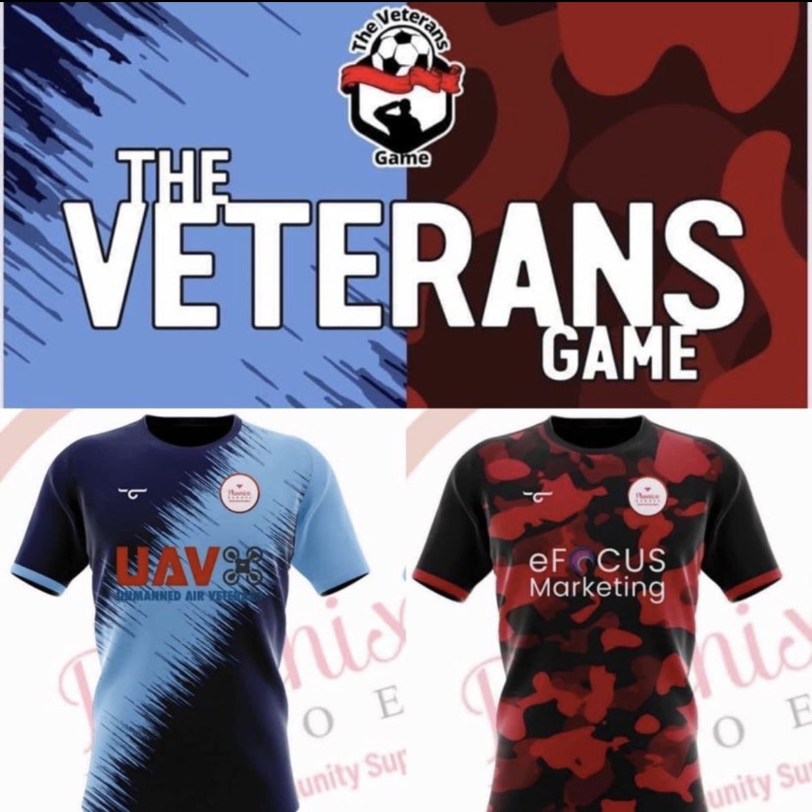 Dates for The Veterans Game 2 🔜 Really excited to be doing it all again in support of <a href="/PhoenixHeroes/">Phoenix Heroes</a> 💙⚽️