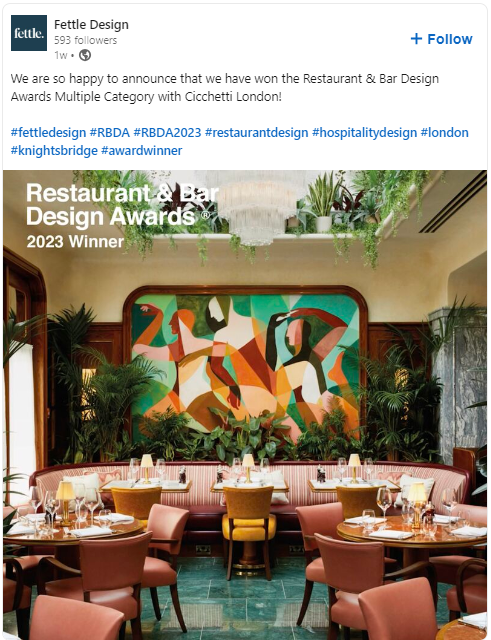 MBH_Corporation's tweet photo. Congrats to MBH Group company du Boulay Contracts, who is very proud to have been involved in the execution of this project: https://t.co/TKdzAuyJue
#teamduboulay #fiftyyears #RBDA #hospitality #hospitalityfitout #awardwinning #teamwork #londonfitout https://t.co/HbpgzYWAKZ