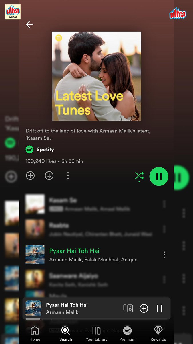 What are you waiting for? Go check our new song Spotify now!😍✨ spotify.link/KjCBWQjT6Cb @Ultrahindi @Sanjjeevk @ArmaanMalik22 @palakmuchhal3 @KaranHariharan @PaanieKashyap @sunittaradia @pradeepchase @jaiviratra @simplytyagi1 @whoisthisrohit #pyaarhaitohhai #phth