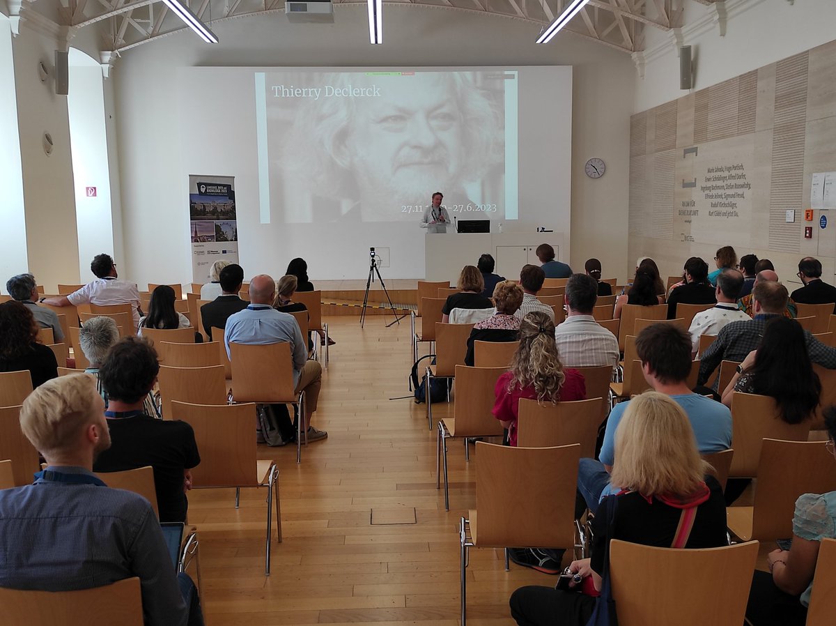 AnaOstroskiAnic's tweet image. A tribute session to Thierry Declerck with a room full of people whose lives and carriers Thierry generously impacted. The community he helped to build will continue to grow on his legacy. @LDKconference
@nexuslinguarum #LDK2023 #LLOD #linkeddata #ontology #NLProc #linguistics
