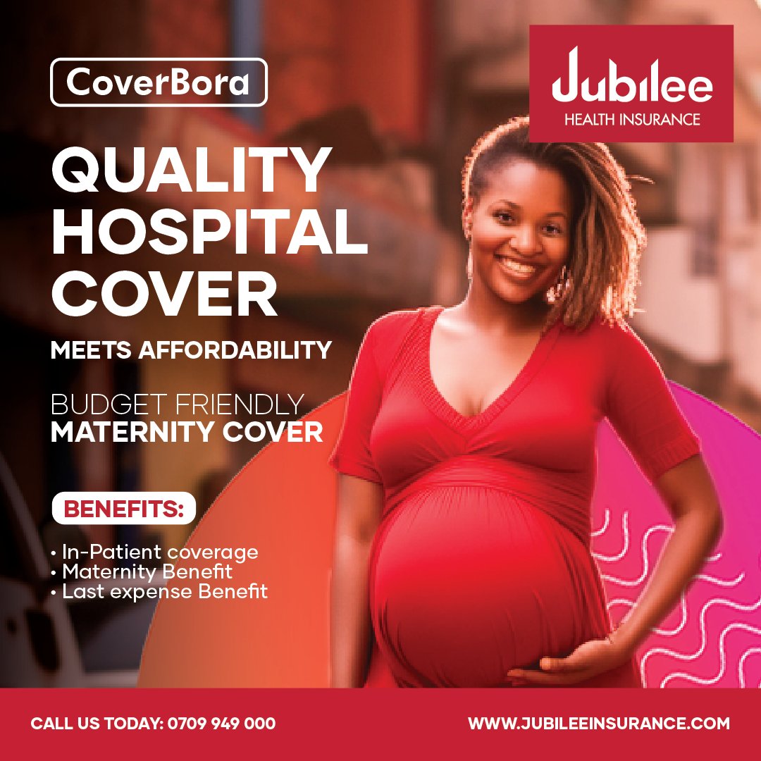 Jubilee Insurance on X: Experience Peace of Mind with CoverBora Maternity  Benefits! 🚗 With CoverBora medical cover, you're not just covered for  maternity, you're pampered! From normal deliveries to caesarean sections,  we've