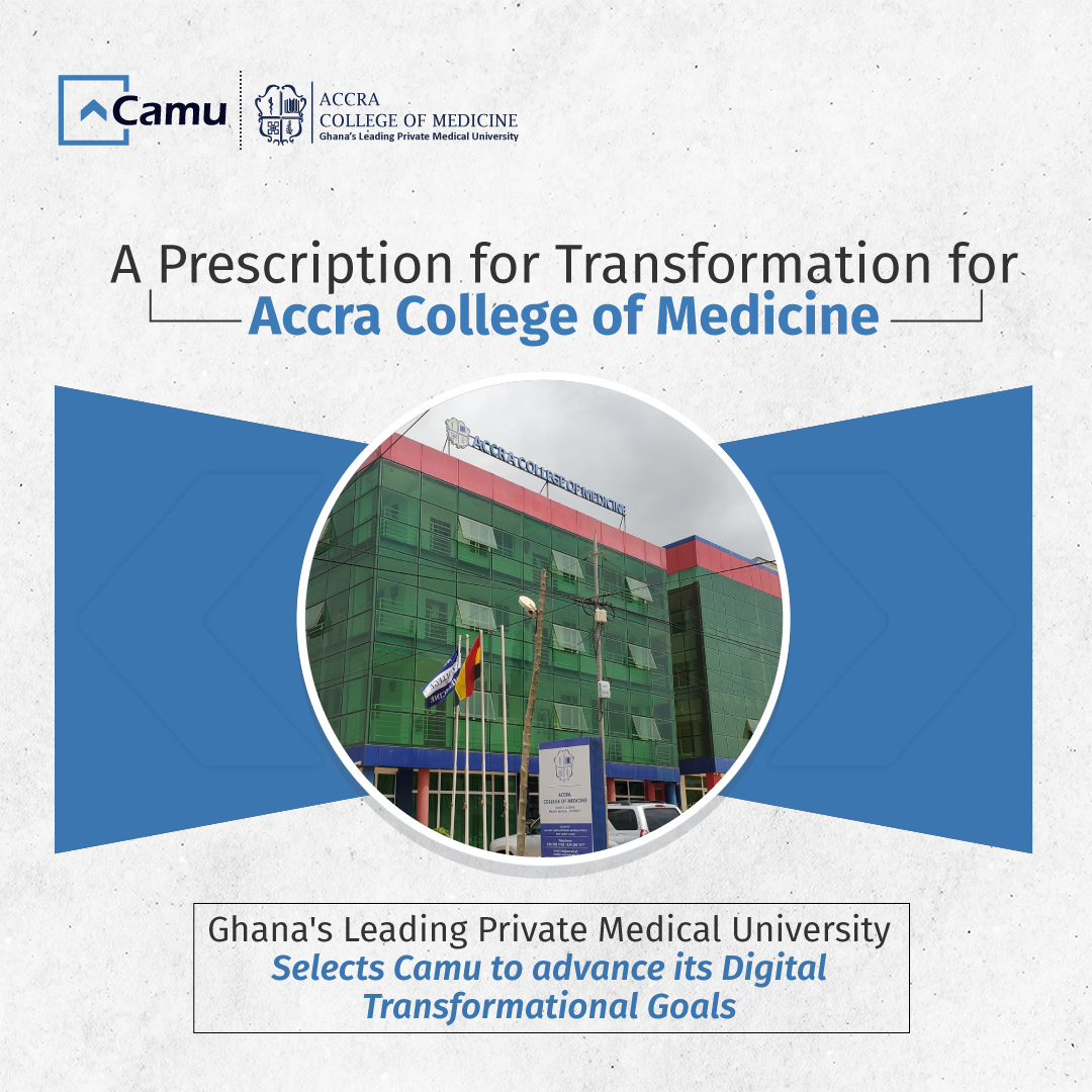 CamuDigital's tweet photo. Accra College of Medicine, one of Ghana's Leading Private Medical universities, Selects Camu for their Digital Transformation

#NewCustomer #Ghana #NewCustomeronBoard #NewCustomer #EducationERP #CollegeERP #UniversityManagement #Transformation #DigitalTransformation #EdTech https://t.co/AfvQZtotiO