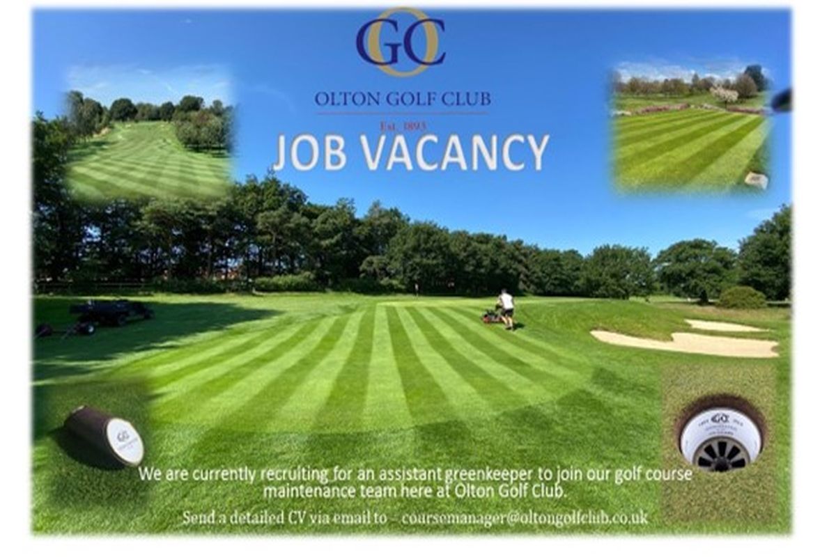 British & International Golf Greenkeepers Assn. (@biggaltd) on Twitter photo Greenkeeping Career Opportunity - Greenkeeper bigga.org.uk/career/greenkeβ¦
<a href="/OltonGolfClub/">Olton Golf Club</a> Solihull Greenkeeping Career Opportunity - Greenkeeper bigga.org.uk/career/greenkeβ¦
<a href="/OltonGolfClub/">Olton Golf Club</a> Solihull