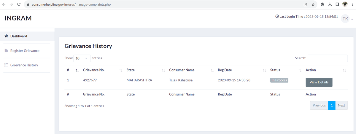 IamTejasK's tweet photo. @ACKOSupport, @ACKOIndia  I have filed a complaint in Consumer court for my car insurance, Grievence number of Consumer Court is 4927677, see you there for your pathetic service and suffering you have given to me ! https://t.co/dyBhBtUdrH