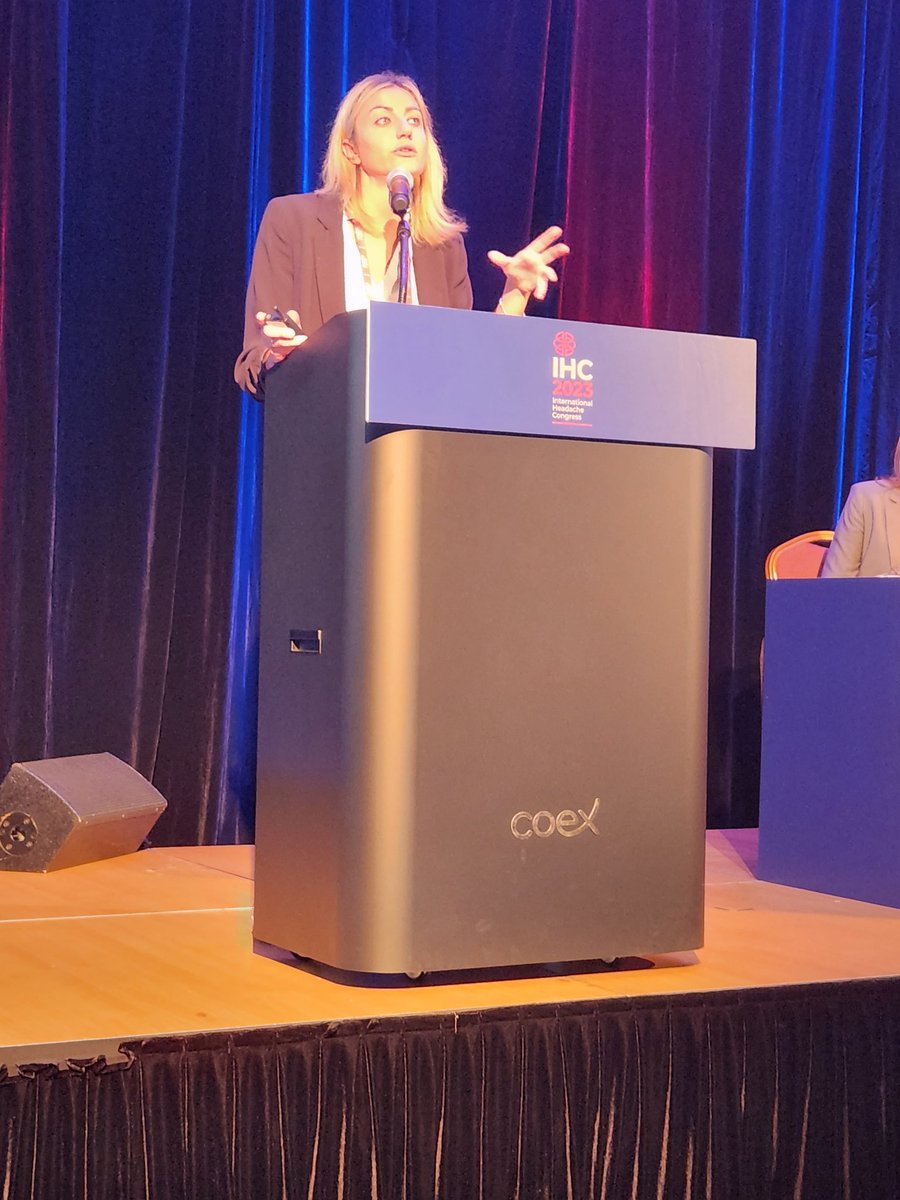 maxval67's tweet image. Great talk by Dr. Laura Papetti of @bambinogesu headache center on #clusterheadache in #children #IHC2023 @ihs_official