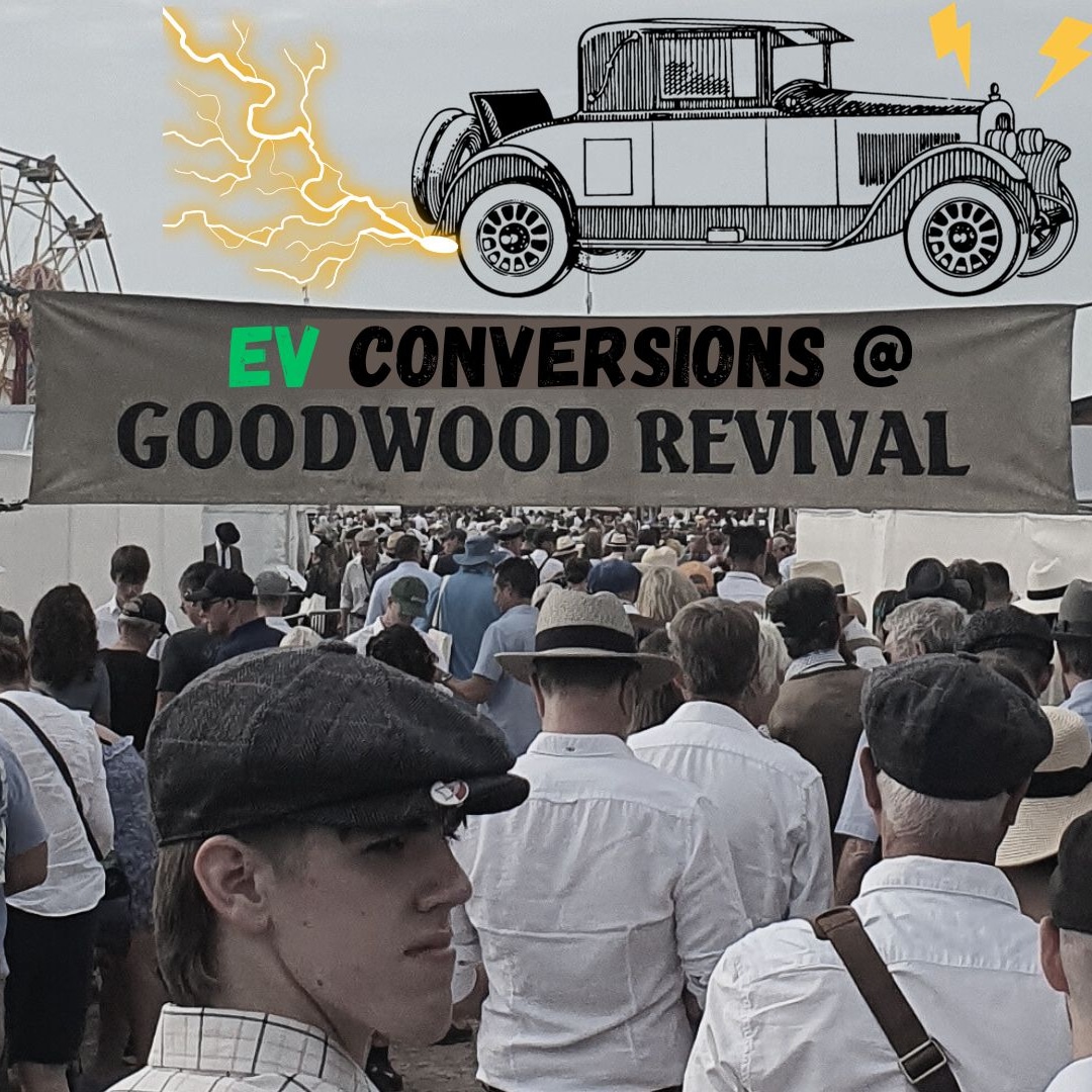 Chargeheads's tweet image. New Video 🎥 out now! EV Conversions at Goodwood Revival. Link in comments  🇬🇧⚡️🏁 #evconversion #electricclassiccar