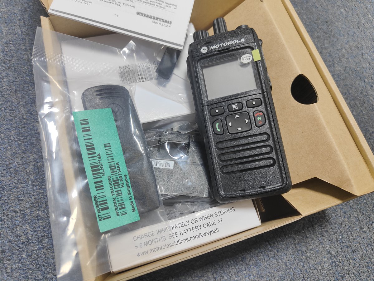 HKRsolutions's tweet photo. #MOTOROLA #MTP3500 #Walkietalkie #MTM5400 #MTP3550 #motorolasolutions #mototrbo
MOTOROLA MTP3500
#Frequency bands:350-470 MHz; 800 MHz
High Performance, Built to Last
Comprehensive range of #accessories to provide a tailored solution
#MTP3000series #radios https://t.co/29BBQ8CL2X