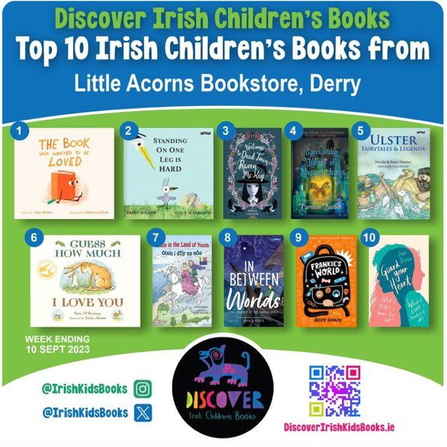 Another fabulous selection of Irish authored books for children. Well done @LittleAcornsBks !