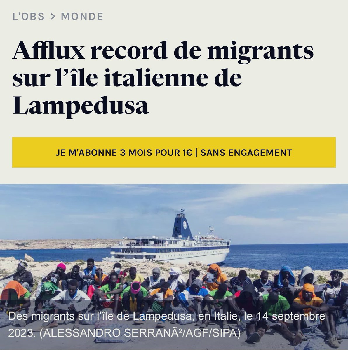 Nath_Yamb's tweet photo. C’est quand même amusant de voir que ce sont des pays qui ont construit leur prospérité en envahissant armes à la main les autres continents, qui se plaignent aujourd’hui de la venue chez eux de migrants non armés “cherchant le bien-être économique”.

Les Noirs, ils ont adoré les voir arriver nus, enchaînés dans les cales des navires, pour les servir et travailler dans leurs plantations pendant des siècles. Maintenant, quand ils débarquent en Europe en survêtement sur des pneumatiques, ça tremble! 

Ils hurlent au “grand remplacement”, alors que depuis des millénaires, ce sont eux qui ont débarqué en bateaux pour systématiquement et brutalement remplacer les autres sur leurs propres terres: Ils ont blanchi l’Amérique du Nord comme du Sud, ils ont blanchi l’Afrique du Sud, l’Océanie etc.

Leurs armées continuent d’occuper nos territoires et de piller nos ressources, leurs politiques continuent de nous imposer des marionnettes bounty à la tête de nos États qui ne servent que leurs intérêts, leurs dirigeants continuent d’utiliser les institutions internationales pour nous faire chanter ou nous soumettre par la dette ou “l’aide”, et c’est eux qui geignent matin, midi et soir à propos des migrants noirs et basanés qui arrivent chez eux (parce que les migrants blancs, blonds aux yeux bleus eux sont accueillis avec tapis rouge). 

Chers fragiles, 

Ce que vous voyez arriver sur vos côtes-là, c’est petit ! 80% de la migration est intra-africaine. Alors préparez-vous, parce que tant que vos dirigeants empêcheront par tous les moyens l’électrification et l’industrialisation de l’Afrique, il n’y aura rien qui retiendra les Africains chez eux: aucun travail, aucun patrimoine, aucune perspective. 

Tant que vos Etats continueront de financer des guerres, des conflits, des terroristes et des rébellions qui déstabilisent nos pays et endeuillent nos familles, tant que vos dirigeants entretiendront le système françafricain qui, à travers des processus électoraux biaisés, empêche l’accession de leaders patriotes au pouvoir et maintient les peuples africains dans la pauvreté et les populations occidentales dans le confort, nous voterons par les pieds 👣 et nous viendrons chercher chez vous ce que vous avez pillé et détruit chez nous. 

Oh! Et pour finir, quand vous aurez terminé de pleurnicher, n’oubliez pas que vous avez 1500 migrants irréguliers français qui squattent au Niger actuellement. On vous les offre en troc, vous pouvez rapatrier le nombre équivalent vers le paradis de vos proconsuls en Côte d’Ivoire et au Sénégal. 

Bisou 😘