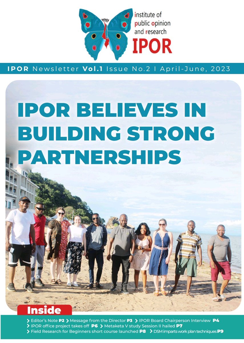 We are pleased to share with you the second quarter edition of the IPOR Newsletter. Please share your feedback. 
ipormw.org/single_publica…