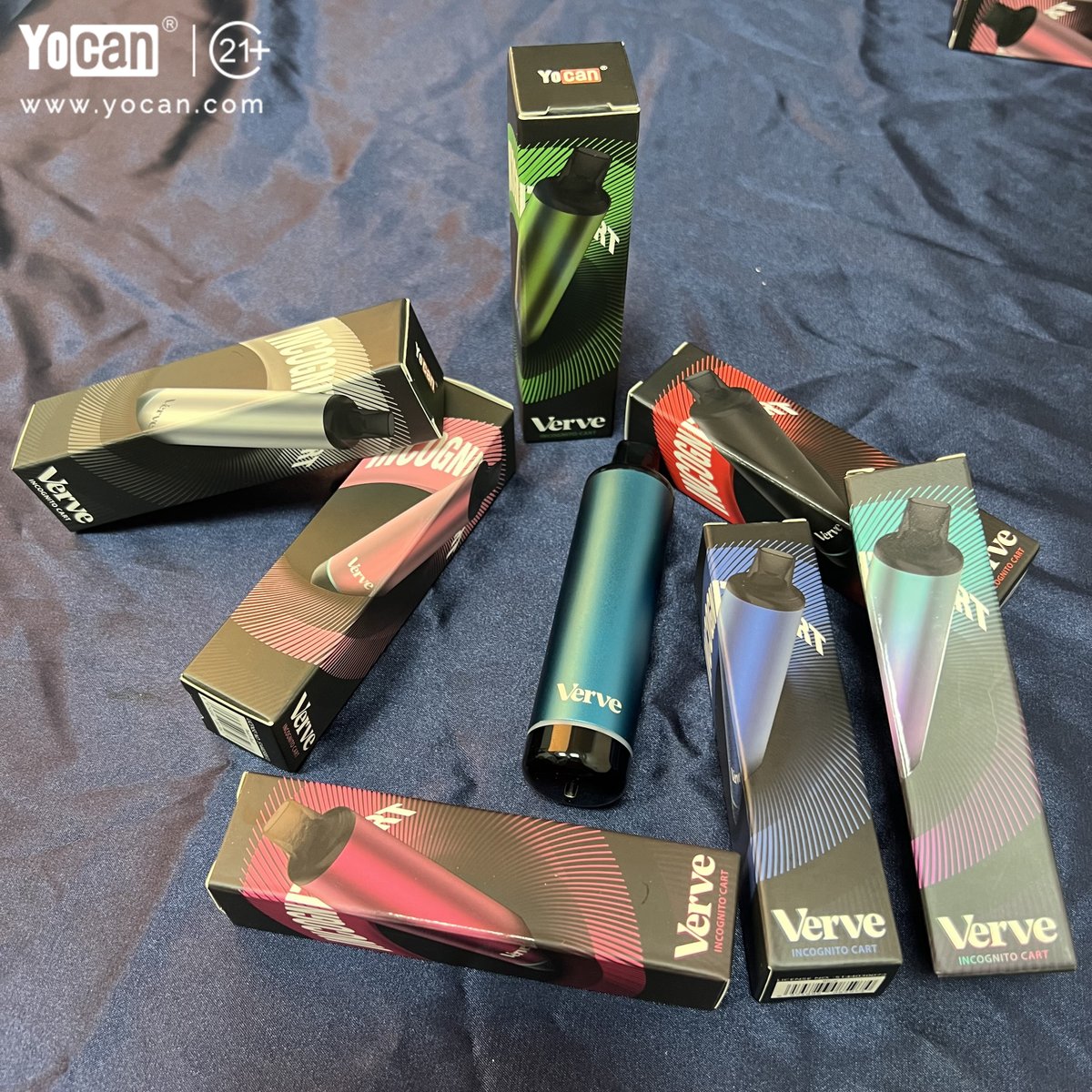 YocanTechnology's tweet photo. 7 colors available! 🌈

Get more on
https://t.co/goyCmzhYGt
Learn more on our Youtube channel Yocan Tech

#yocan #verve #yocanverve #swag #cartridge #smoke #puffpuffpretty #hidden #hit https://t.co/rxdANb4bs3