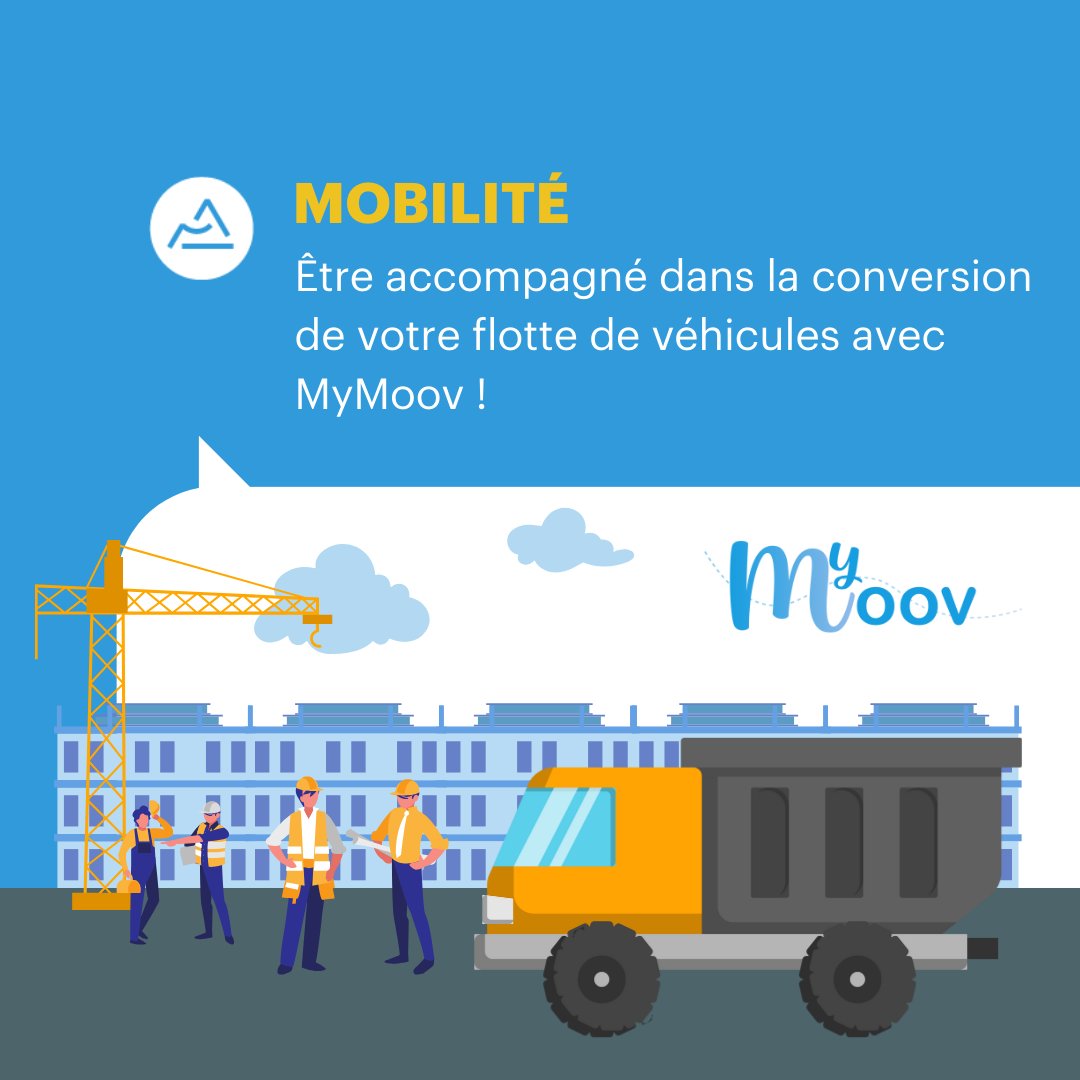 Entreprises de construction, vous souhaitez être accompagnés dans la conversion de votre flotte de véhicules ? L’outil MyMoov, dont la Région est partenaire, vous permet d’être moins polluants et d’entrer dans les futures #ZFE !
👉 mobilite.cercara.fr
<a href="/cerc_ara/">CERC Auvergne-Rhône-Alpes</a> #Mobilité