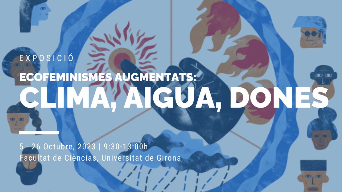 Inst. of Environmental Assessment & Water Research (@idaea_csic) on Twitter photo 🫵 Ei, vius a #Girona?
Doncs, no et perdis la inauguració de l'exposició:
🌏♀️ "Ecofeminismes augmentats: #clima, aigua, #dones" a la <a href="/univgirona/">Universitat de Girona</a>.
📅5/10, 9:30-13h
📍<a href="/UdGCiencies/">Facultat de Ciències</a>
bit.ly/3r6UthT
Organitza <a href="/GenderAil/">Gender and Science AIL group - Leaving X</a>. Finançat pel <a href="/IgualdadGob/">Ministerio de Igualdad</a> 🫵 Ei, vius a #Girona?
Doncs, no et perdis la inauguració de l'exposició:
🌏♀️ "Ecofeminismes augmentats: #clima, aigua, #dones" a la <a href="/univgirona/">Universitat de Girona</a>.
📅5/10, 9:30-13h
📍<a href="/UdGCiencies/">Facultat de Ciències</a>
bit.ly/3r6UthT
Organitza <a href="/GenderAil/">Gender and Science AIL group - Leaving X</a>. Finançat pel <a href="/IgualdadGob/">Ministerio de Igualdad</a>