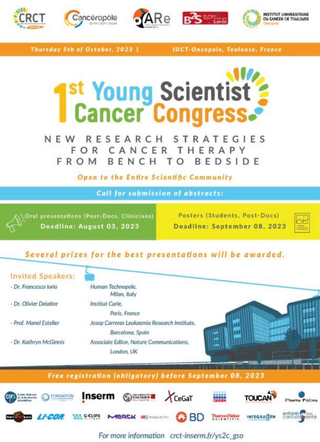 #RETRAITECRCT
Les fondateurs de l’association des postdocs du CRCT <a href="/Crct_Postdoc/">CRCT postdoc</a>, Benoît Aliaga (<a href="/Benoit3166/">Benoît Aliaga</a>), <a href="/Steffen_E_Fuchs/">Steffen Fuchs</a> et <a href="/ChloeBessiere/">Chloé BESSIERE</a> sont venus présenter les missions du club et leur congrès du jeudi 5 octobre à l'<a href="/IUCTOncopole/">IUCT Oncopole</a>.
En savoir +➡️bit.ly/48hJmDf