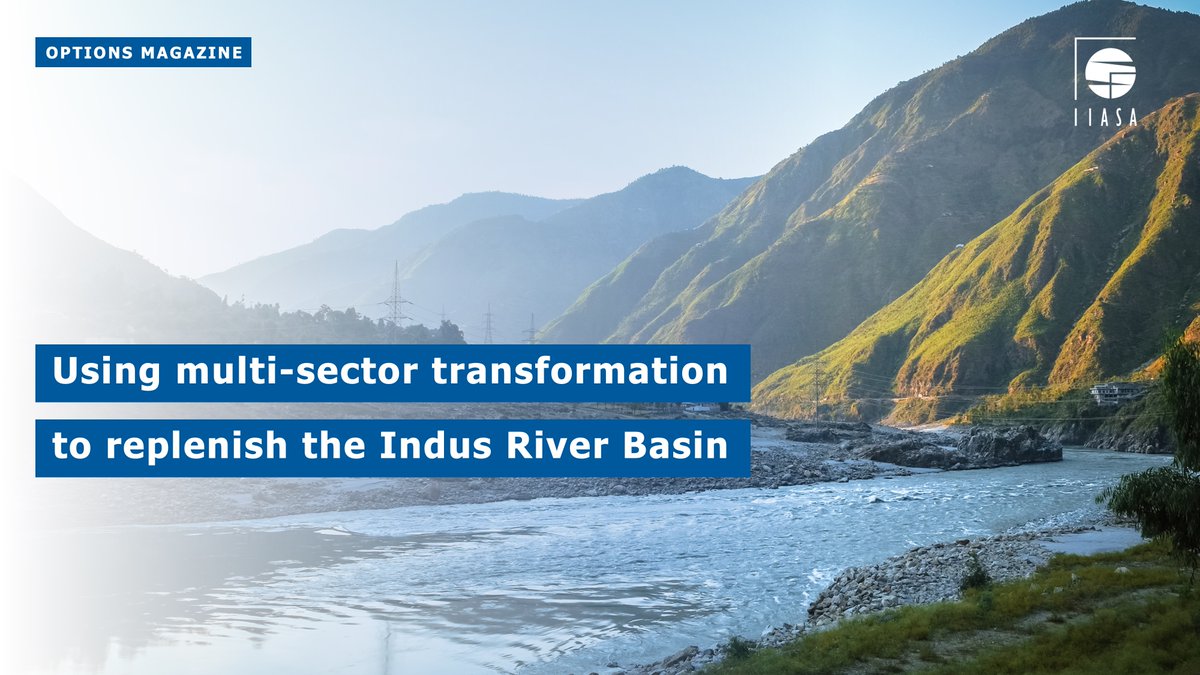 IIASAVienna's tweet photo. 💧🌍 Dive into the #IndusRiver Basin's challenges and solutions with this study in #OptionsMagazine by @_awaismuhammad & @bwillaarts. Learn how enhancing #EnvironmentalFlows benefits both nature and communities. #WaterManagement
Read it here 👉 https://t.co/pzg7JFcyyq https://t.co/a5DeoAfYOC