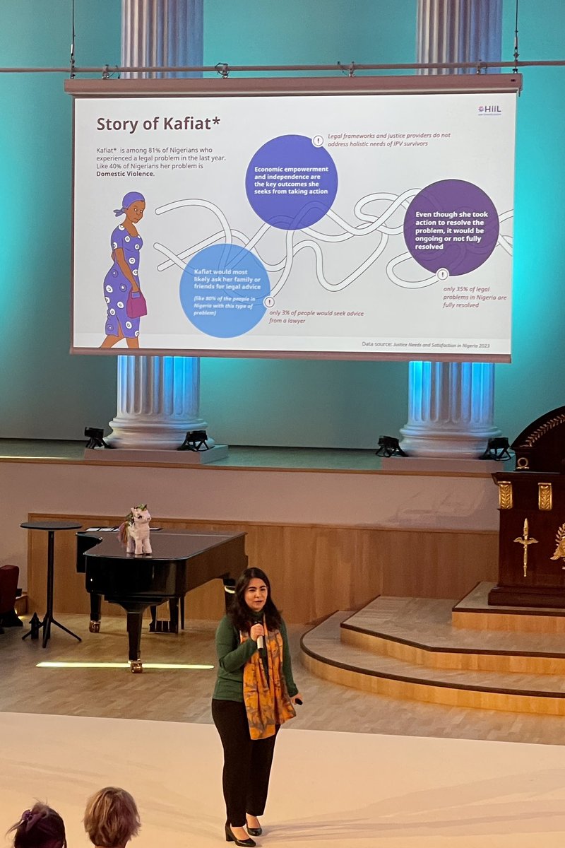 Redesigning a real justice journey using friends, family and informal leaders vs courts and formal system. Getting the moral support as well as understandable & actionable information are imperative, says Zaina Malik @InnoJustice #LDS2023 @LegaldesignFI